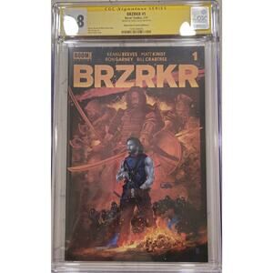 BRZRKR (Berzerker) #1 CGC SS 9.8 Signed Vance Kelly  Chase LTD 100